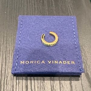 Monica Vinader Gold hoop ear cuff